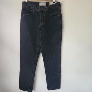 Everlane 90s Cheeky Jean Women’s 27 Washed Black High Rise Straight Leg Denim
